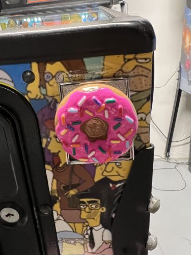Simpsons Pinball Party Donut Shooter Rod photo review