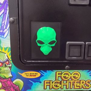 Foo Fighters Pinball Coin Door Plate