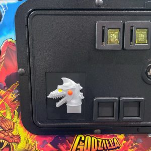 Godzilla Pinball Coin Door Plate