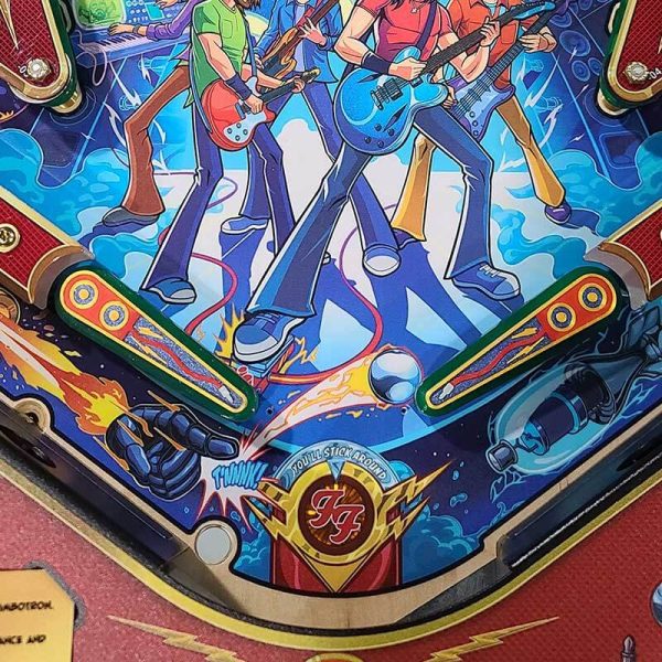 Foo Fighters Pinball Flipper Toppers