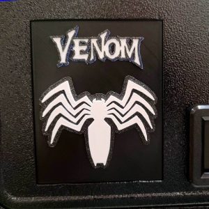 Venom Pinball Coin Door Plate